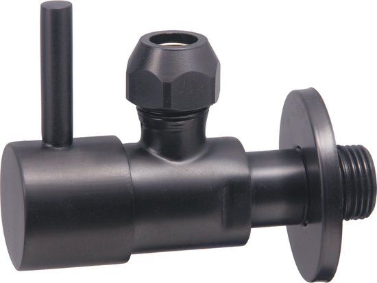 Sanifun Minimal Hoekstopkraan 3/8 x 3/8 of knel 10 mm gunmetal