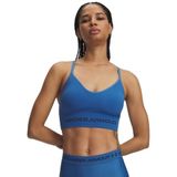 Under Armour Vanish Soutien-gorge de sport sans couture pour femme, Bleu (Aegean Blue/Blackout Navy), XL