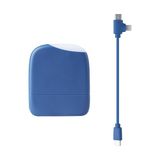 Xoopar Ice-Powerbank - Externe Batterij 5000 mAh met geïntegreerd Touch Light - Blauw