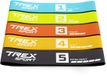 Trex Sport TX-033PRB - Mini Bands - 5 stoffen banden - 330×60 mm - Kleur B - Weerstand 2,5-25 kg