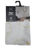 Douceur d'intérieur Rectangular Tablecloth (150 x 240 cm) Star White/Gold, Metallic Printed Polyester