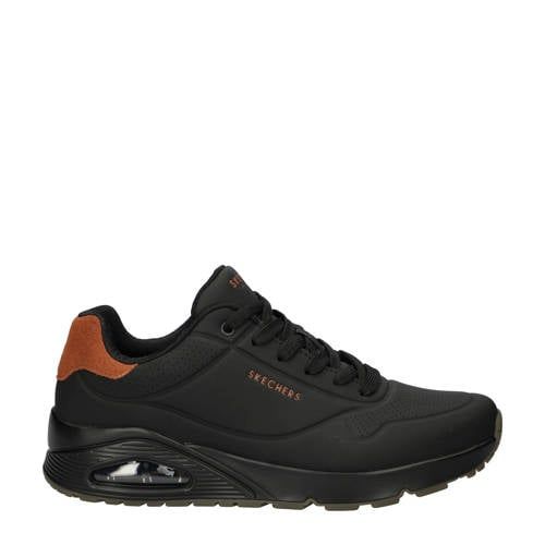 Skechers Uno sneakers zwart/camel