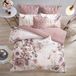 Madison Park Zacht dekbed Set-Vrouwelijk Ontwerp Kleurrijke Bloemenprint, Katoen, Blush 8pcs, Queen