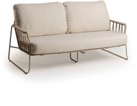 Tierra Outdoor Rivera Loungebank - Champagne