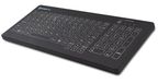 Purekeys Hygiënisch Bedraad Toetsenbord zwart