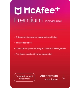 + Premium Individual | 1 Jaar | Onbeperkt aantal apparaten | Windows - Mac - iOS - Android - ChromeOS