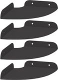 vidaXL Hoek Plank Zwart 15 x 15 x 2 cm