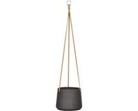 Pottery Pots Bloempot-Hangpot Patt Gris-Noir D 13.5 cm H 11 cm