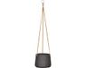 Pottery Pots Bloempot-Hangpot Patt Gris-Noir D 13.5 cm H 11 cm
