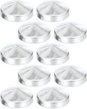 Alberts 843175 paalkap voor houten palen | platte vorm | thermisch verzinkt | Ø 100 mm | set van 10