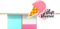 Candylab Toys CANDYLAB Houten Die-Cast Speelgoedauto - Ice Cream Shack - Candycar World