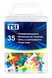 TSI prikbordnaalden, 35-delige verpakking, gekleurd