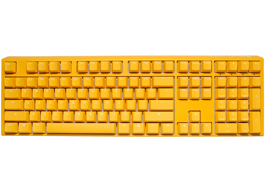 Ducky   One 3 Yellow Gaming Tastatur RGB LED - MX-Red US