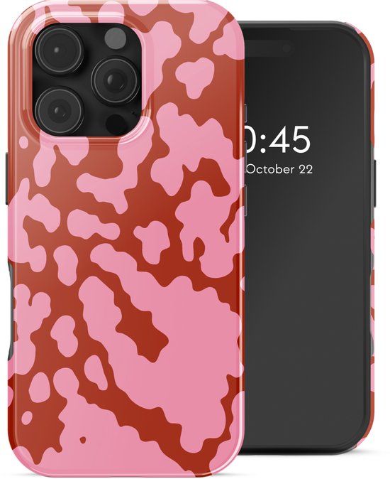 Selencia Hoesje - Geschikt voor Apple iPhone 16 Pro - Backcover geschikt voor MagSafe - Moo’d Blush Pink