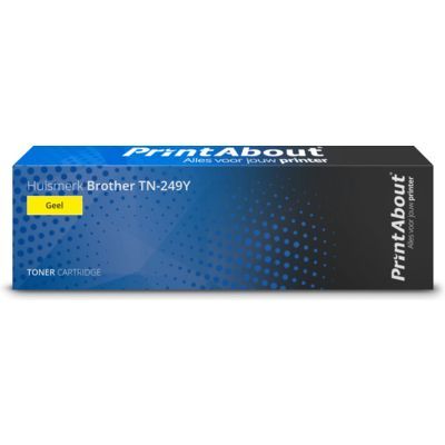 PrintAbout Toner TN-249Y Geel voor Brother