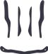 Polisport Buzaglo Padding set Vento maat S 52-54cm Zwart