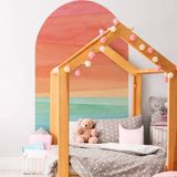 Ambiance Sticker Voorgelijmd vliesbehang met gigantische muurschilderingen - REGENBOOGBOOG - 150x90cm