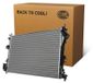 HELLA 8MK 366 301-191: Radiateur, refroidisseur d'eau, radiateur moteur pour OPEL Vectra C Caravan (Z02), Vectra C Limousine (Z02), Signum CC (Z03), Vectra C CC (Z02)