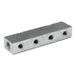 Verdelerlijst, RIEGLER Verdelerlijst, uitgangen eenzijdig voor, ingang 2 x 3/8, uitgang 3 x 1/8, aluminium