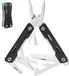 OEM Bol Mini Sailor S11 Multitool - 11-in-1 compact multitool met punttang, schaar, simkaartextractor en schroevendraaier voor EDC, vissen, kamperen, reparatie - cadeaus voor mannen (zwart)