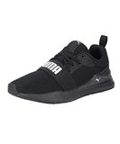 PUMA Wired Run Jr Kinder Sneakers - Zwart/Wit - Maat 36