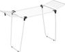 Songmics Séchoir à linge - Pliable en Acier - Gain de place - Blanc - 47 x 150 x 91 cm