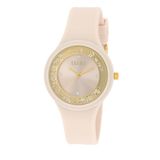 Liu Jo Sporthorloge voor dames met rubberen kwarts – model Dancing Sport TLJ2527 – horloge met draaibare kristallen in de wijzerplaat, pastelroze, modern
