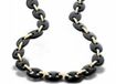 Orphelia Collier Black Agate 43 Cm Zilver 925 NEC-1390-B