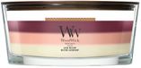 WoodWick Hearthwick Trilogy Lush Nectar Ellipse Bougie parfumée - 50 heures de combustion
