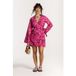 Shiwi Janelle Robe Rose Corail Magenta Tourbillonnant Corail Tourbillonnant Taille : M | Robes Mini Outlet | Femme | Orange