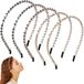 Stuk haarband voor dames, kleurrijke kristallen strass hoofdband, glitter haarband, strass haarband kristal haarclips dames haarband, antislip bangs haarstijl haarpin hoofdband voor dames