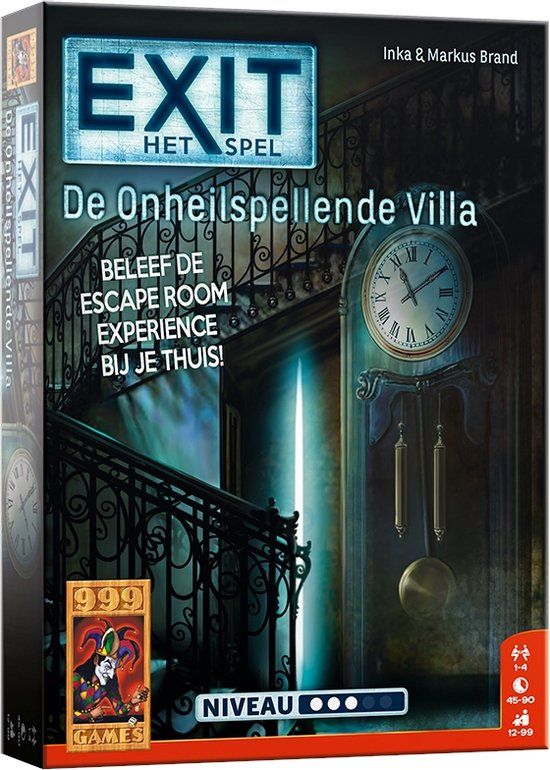 999 Games EXIT - De Onheilspellende Villa - Escape Room Spel