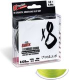 Sufix 8 Carrier Braided Line 0.165mm Fluo Groen