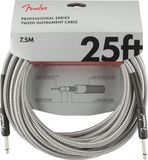 Fender Professional Series Instrument Cable 7.5m (White Tweed)