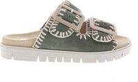 Gabor Dames Slippers - groen