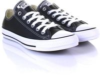 Converse Chuck Taylor All Star Ox - Sneakers - Unisex - Leer - Zwart - Maat 37.5