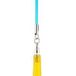 Corde de fitness pour exercices rapides - Roulement breveté et rotatif - Corde de 2,7 mètre - Jaune-turquoise