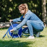 Hose reel 45m capacity - Blue
