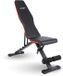 Fitby Banc de musculation - Banc d'haltères - Banc de développé couché - Banc d'entraînement - Réglable - Capacité de charge de 150 kg - Pliable - Noir
