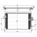 NRF Condenseur, climatisation NRF 35754