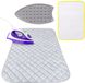 TRANKIELO® - Housse de table à repasser multifonctionnelle et tapis de repassage – Pour un repassage lisse et une protection