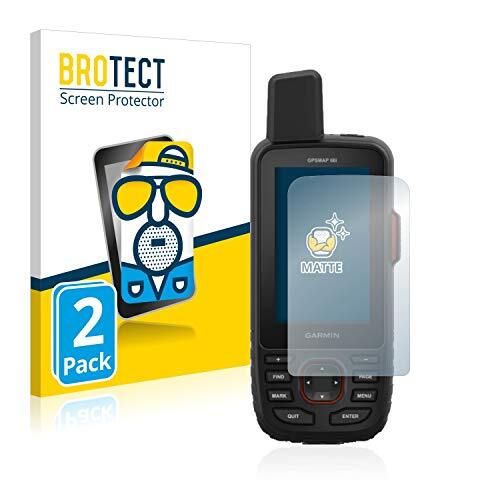 brotect 2x Antireflecterende Beschermfolie compatibel met Garmin GPSMAP 66i Anti-Glare Screen Protector, Mat, Ontspiegelend