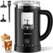 Mousseur de lait 4-en-1, 550 W, 600 ml, noir