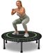 Fitness Bungee Trampoline BT2 - Trampoline d'entraînement - Diamètre 102 cm - Capacité de charge jusqu'à 204 kg - Câbles en caoutchouc - Silencieux et stable - Convient pour une utilisation intérieure et extérieure - Noir