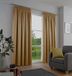 Fusion - Galaxy - Paar Gordijnen Ooggordijnen - 66'' Breedte x 90'' Drop (168 x 229cm) in Oker