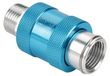 HSV-15 Vanne à tiroir manuelle en aluminium avec filetage G1/2 pour le réglage du débit d'air