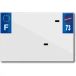 Top Plaq PVC nummerplaatstrip met bedrijfsnaam 73