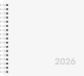 BRUNNEN Boekkalender Mod. 762 2026 | 162×150 mm, karton, wit