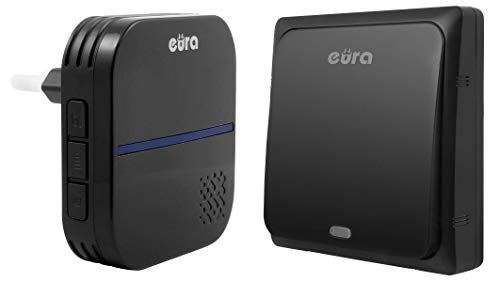 EURA Blues WDP-84H2 Draadloze deurbel - Zonder batterij - Waterdicht - 100 m - 58 beltonen