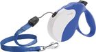 Ferplast Amigo Cord Medium, intrekbare lijn, 5 m, max. 25 kg, blauw